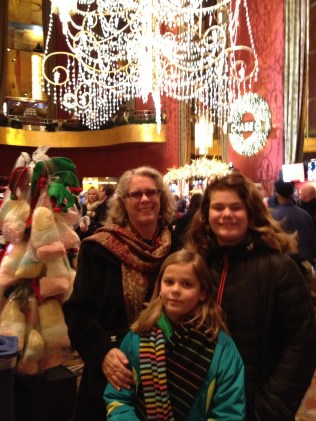 In the lobby at Radio City