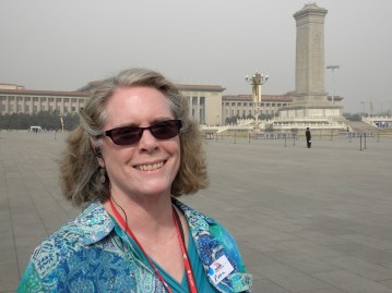 Robin in Tiananmen Square