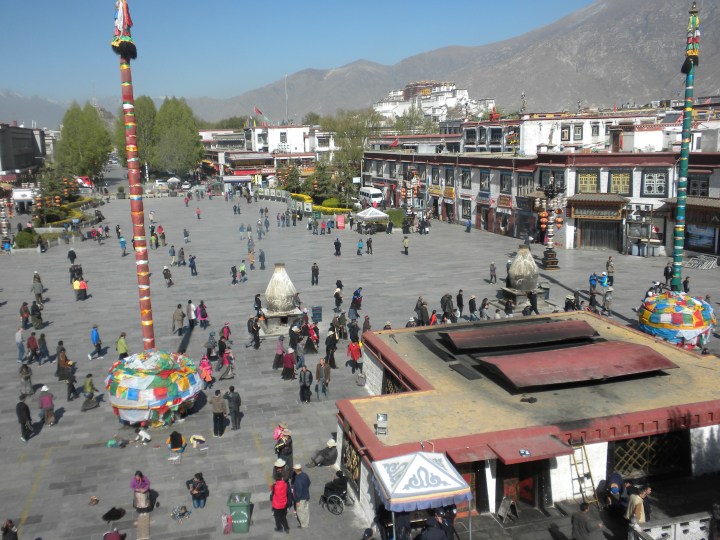 Lhasa's main square