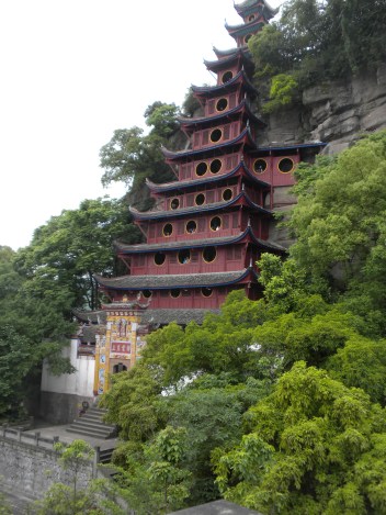 The Shibaozhai pagoda