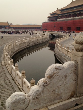 One of the canals in the Forbidden City