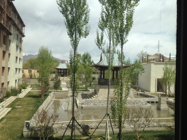 The view from our hotel room