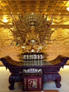 One of the many Buddhas in the pagoda