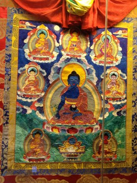 A thangka. done with embroidery