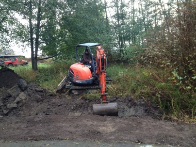 Replacing the culvert