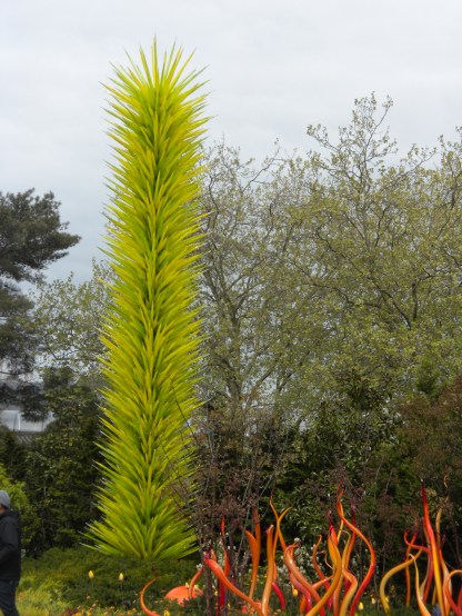 One of Chihuly's glass sculptures that almost looks like a real plant