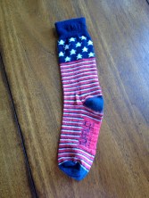 One girl sock, left behind