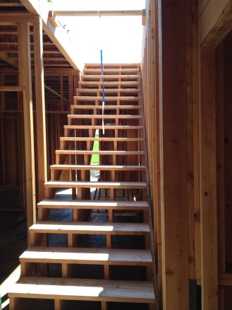 Stairs to the second floor