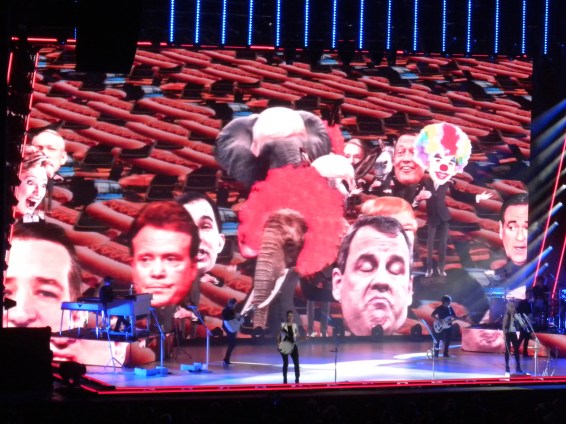 Politicians in the background on "Ready to Run"