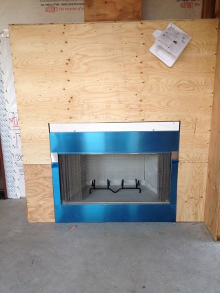 Fireplace on the screened porch (wood burning)