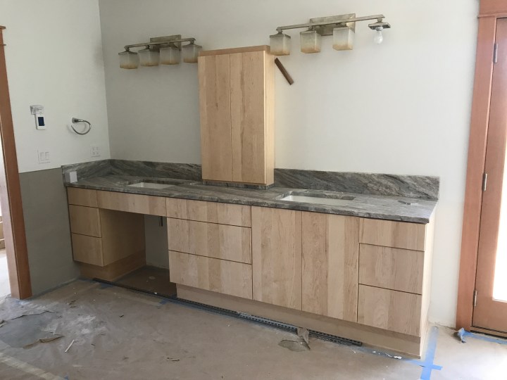 Master bathroom vanity